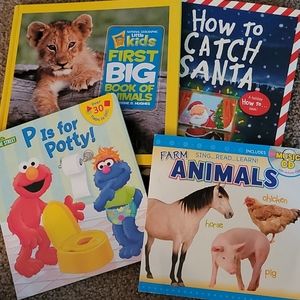 4 educational books brand new